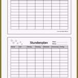 Atemberaubend 7 Uni Stundenplan Vorlage