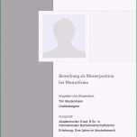 Atemberaubend Bewerbung Deckblatt Muster Vorlage 18
