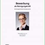 Atemberaubend Bewerbung Reinigungskraft Kostenlose Muster Vorlagen