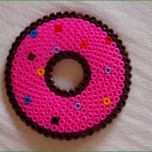 Atemberaubend Bügelperlen Vorlage Donut