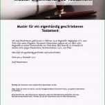Atemberaubend Download Testament Vorlagen Und Muster