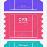 Atemberaubend eventim Ticket Vorlage