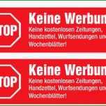 Atemberaubend Keine Werbung Aufkleber Stop Briefkastenwerbung
