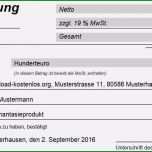 Atemberaubend Quittung Ohne Mwst Vorlage Hübsch Quittungsvorlage