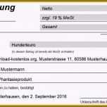 Atemberaubend Quittung Vorlage Excel – Werden