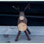Atemberaubend Rentier Aus Holz Selber Machen