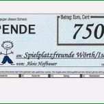 Atemberaubend Scheck Vorlage Zum Ausdrucken Gut Vorlage Scheck Spende