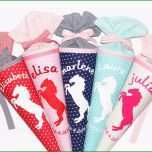 Atemberaubend Schultüte Mit Pferd Mit Namen &amp; Datum