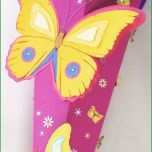 Atemberaubend Schultüte Schmetterling Und Blumen Für Mädchen Basteln