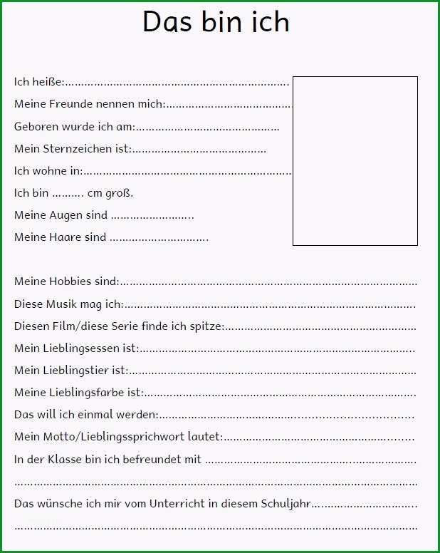 steckbrief auf englisch vorlage steckbrief englisch muster 100 images mein