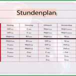 Atemberaubend Stundenplan Als Vorlage Für Adobe Indesign