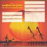 Atemberaubend Vip Ticket Kat 1 Musical Der KÖnig Der LÖwen Di Mi Do Mit