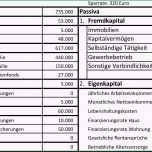 Außergewöhnlich 13 Bilanz Erstellen Excel