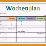 Außergewöhnlich 15 Wochenplan Essen Vorlage