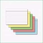 Außergewöhnlich 500 Stück Karteikarten A6 5 Farben Gemischt Liniert