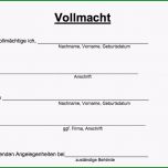 Außergewöhnlich Ausdrucken Vollmacht Für Behördengänge Pdf