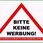 Außergewöhnlich Bitte Keine Werbung Sticker Ticker