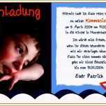 Außergewöhnlich Kommunion Text Einladung Kostenlos 45 Foto Danksagung