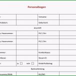 Außergewöhnlich Kostenlose Vorlage Personalbogen Inkl Download Datacura