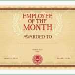 Außergewöhnlich Mitarbeiter Des Monats Zertifikat — Stockvektor