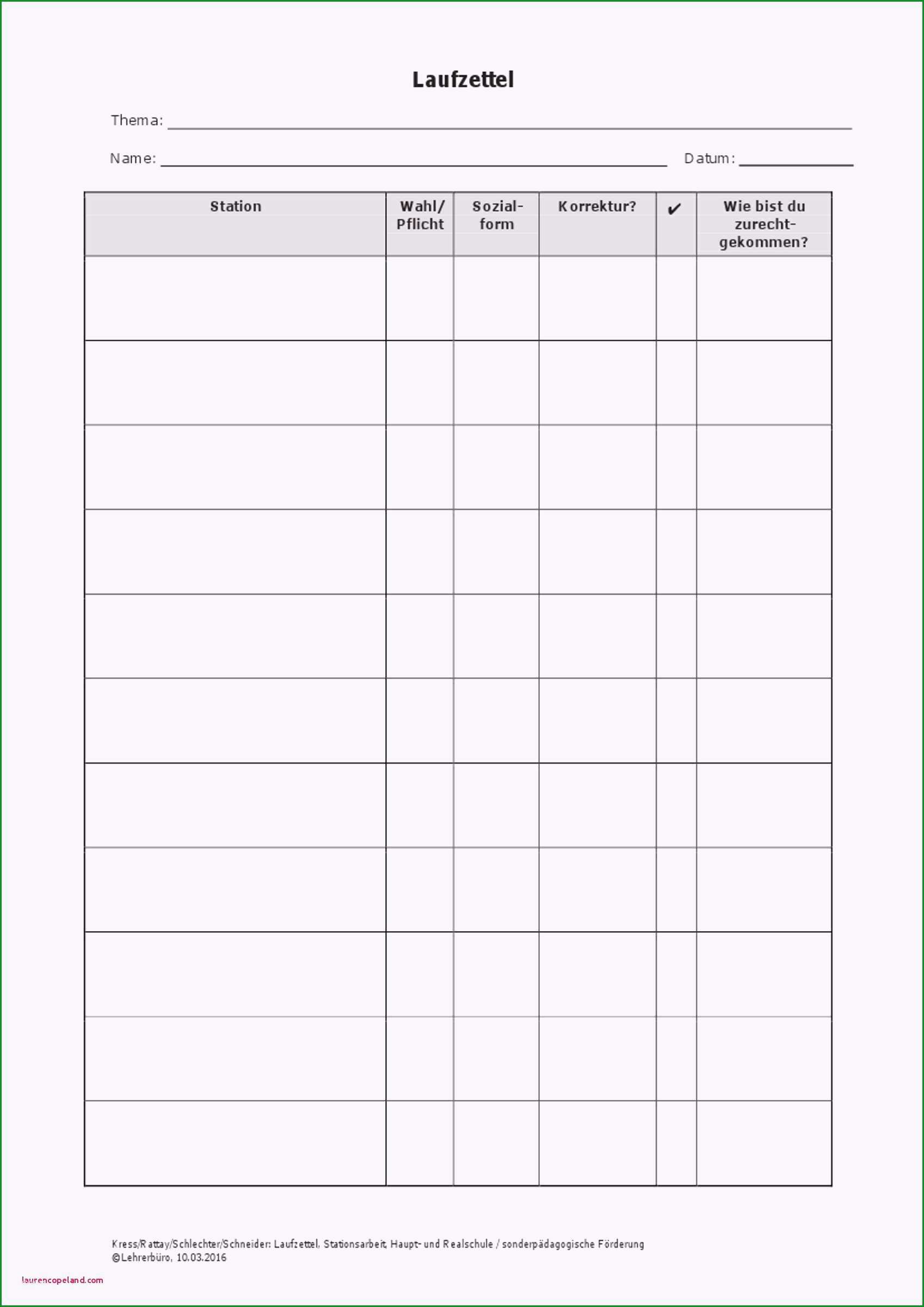 Außergewöhnlich Mitarbeiterbeurteilung Vorlage Excel 14 Laufzettel Vorlage