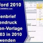 Außergewöhnlich Ms Word Serienbrief Seriendruck Etiketten Vorlage Aus 2003