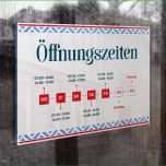 Außergewöhnlich Öffnungszeiten Vorlagen Für Schild &amp; Aushang