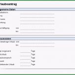 Außergewöhnlich Urlaubsantrag Excel Design