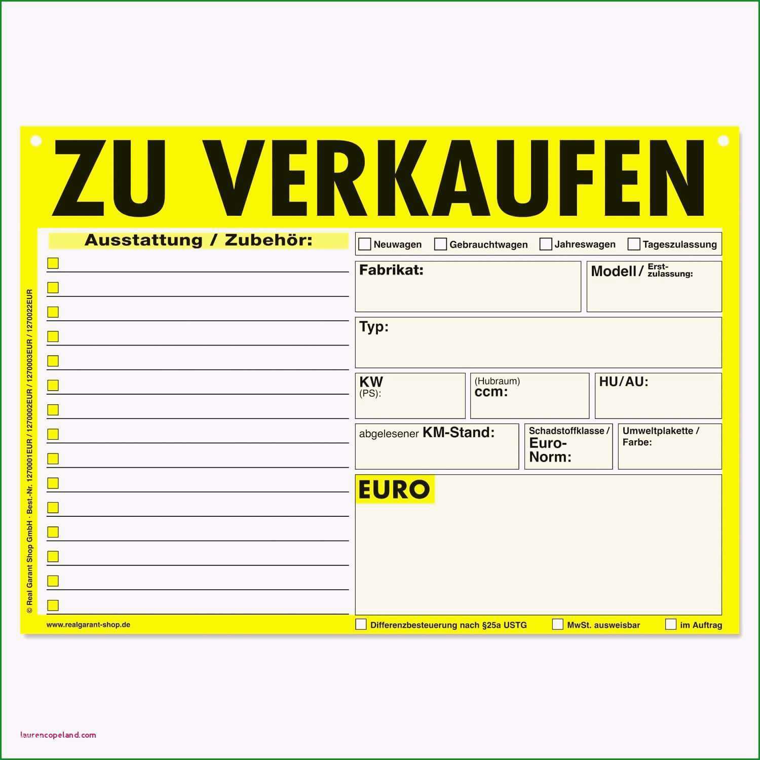 vorlage verkaufsschild auto kostenlos 66 erstaunliche bilder der aushang auto zu verkaufen vorlage