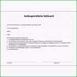 Ausgezeichnet 20 Vordruck Vollmacht