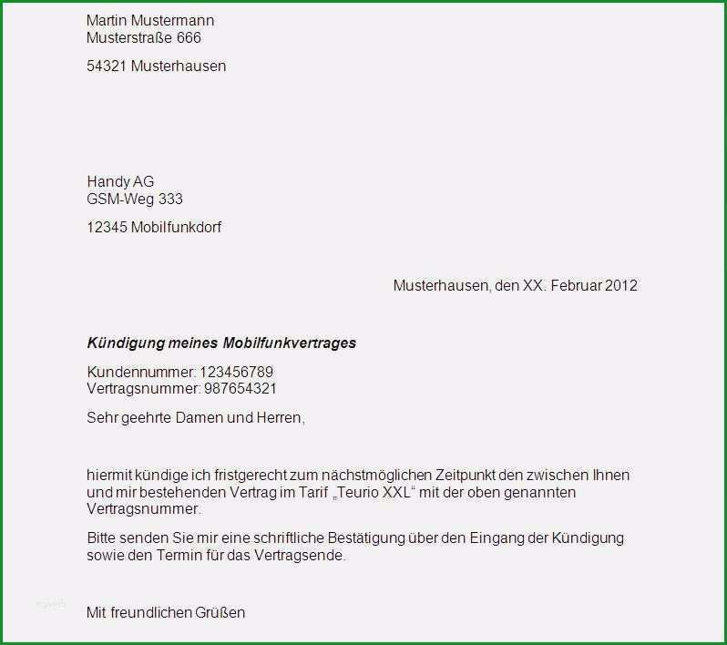 Ausgezeichnet 31 Einzigartig Klarmobil Kündigen Vorlage Bilder