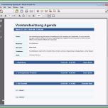 Ausgezeichnet Agenda Vorlage