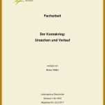 Ausgezeichnet Deckblatt Hausarbeit Vorlage Gut 9 Deckblatt Facharbeit