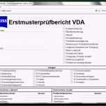 Ausgezeichnet Erstmusterprüfbericht Vda Vorlage Excel Am Besten Piweb