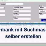 Ausgezeichnet Excel Datenbank Erstellen Vorlage Erstaunlich Schön