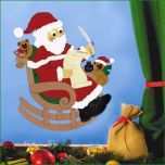 Ausgezeichnet Fensterbild Lieber Guter Weihnachtsmann Fischer