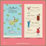 Ausgezeichnet Kreative Cocktailkarte Vorlage