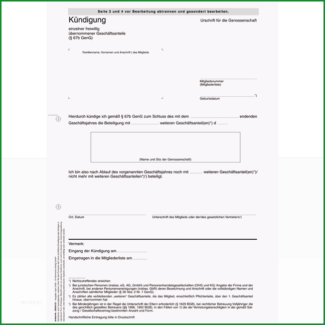 muster kndigungen 2701