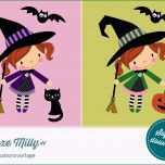 Ausgezeichnet Neue Applikationsvorlagen Hexe Milly &amp; Freddy Fledermaus