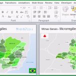 Ausgezeichnet Powerpoint Minas Gerias Karte Brasilien