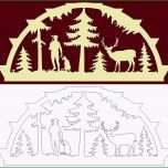 Ausgezeichnet Schwibbogen Vorlage Jäger Im Wald