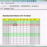 Ausgezeichnet Stundenzettel Download
