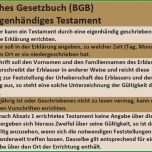 Ausgezeichnet Testament Vorlage Muster &amp; Vordruck Kostenlos En