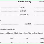Ausgezeichnet Urlaubsantrag Zum Ausdrucken Pdf Muster Vorlage
