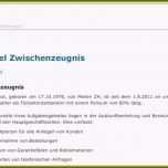 Bemerkenswert 10 Vorlage Zwischenzeugnis