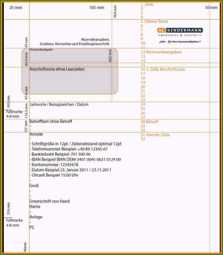 Bemerkenswert 19 Din Vorlage Word Offizieller Brief