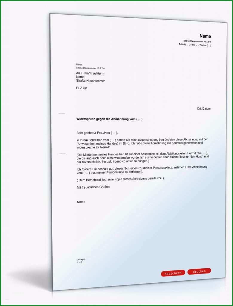 vorlage abmahnung