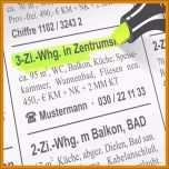 Bemerkenswert 9 Wohnungsanzeige Muster