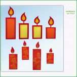 Bemerkenswert Bastelset Fensterbild Kerze 16teilig 5 99