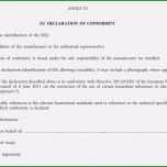 Bemerkenswert Declaration Conformity Vorlage Erstaunlich Eu Rohs Ii
